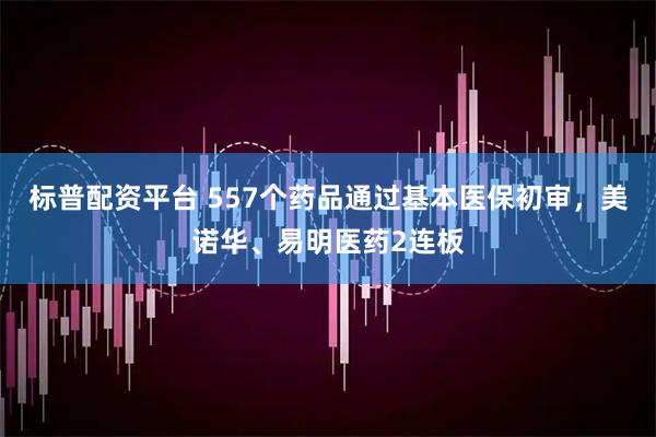 标普配资平台 557个药品通过基本医保初审，美诺华、易明医药2连板